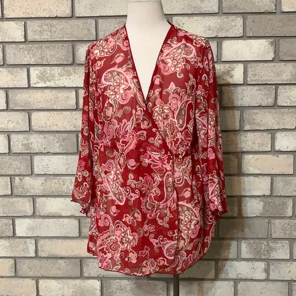 blue diamond plus Tops - 3for$20 blouse see through 16w